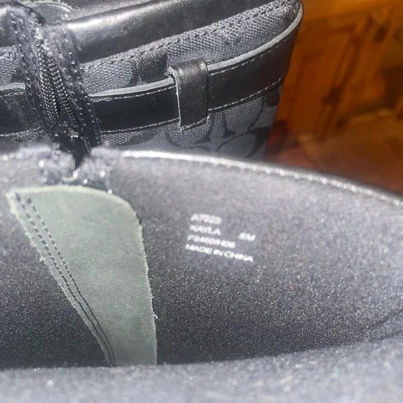 Coach Black Knee-High Boots - Picture 9 of 12